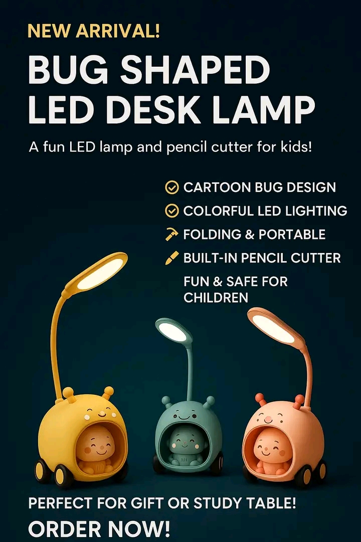 Bug Shaped LED Desk Lamp