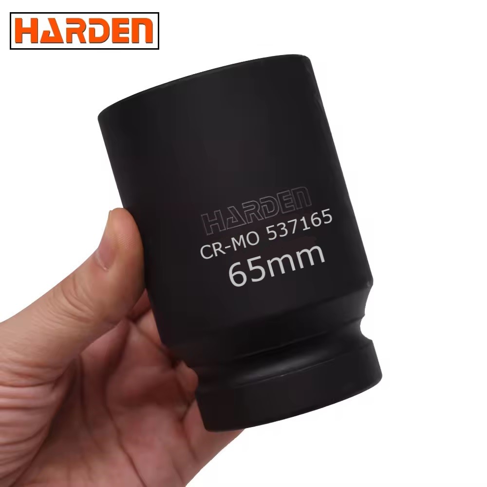 HARDEN 1" Drive Impact Deep Socket ( 30 | 32 | 33 | 34 | 35 | 36 | 38 | 41 | 46 | 50 | 55 | 60 | 65 | 70 | 75 | 80mm ), Long Socket, 6PT; Model: 537130 to 537180_img_19