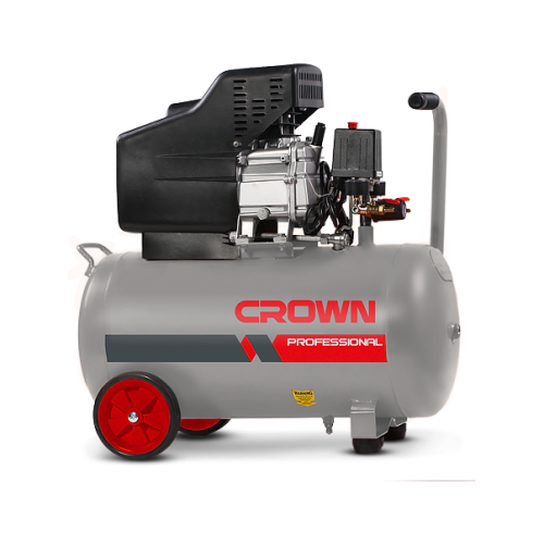CROWN CT36029 50L Professional Direct Air Compressor, 1.49KW, 135L/min, 8Bar; Brand: CT36029_img_2