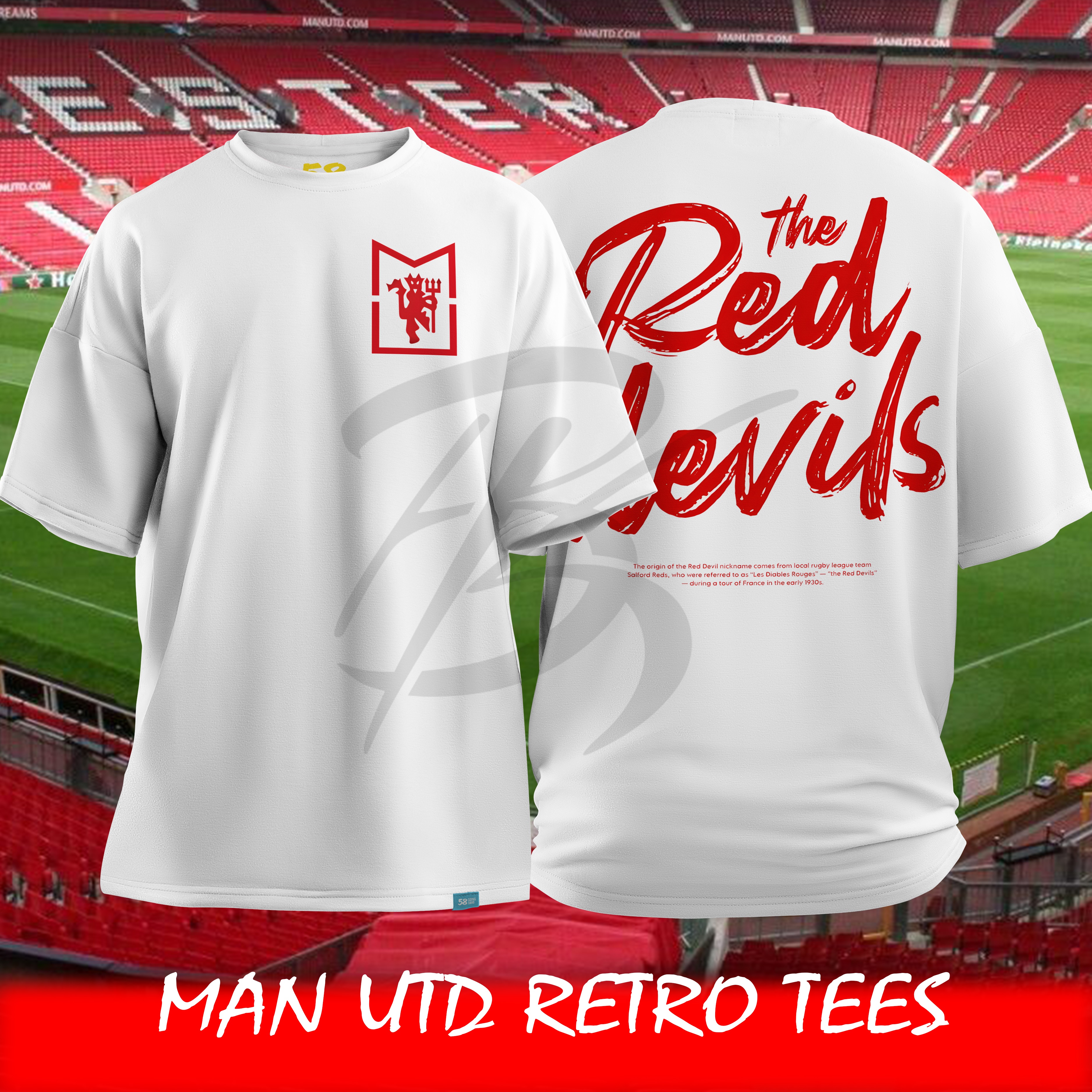 Theatre of Dreams – Man United Retro Oversized T-Shirt