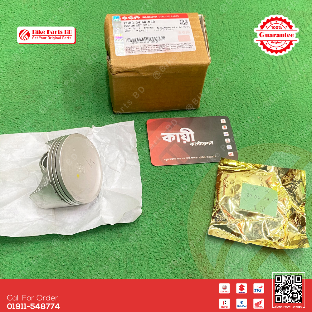 Bangladesh Motorcycle Piston Ring Price Keeway RKS Piston Ring Kit 125CC Lub BD