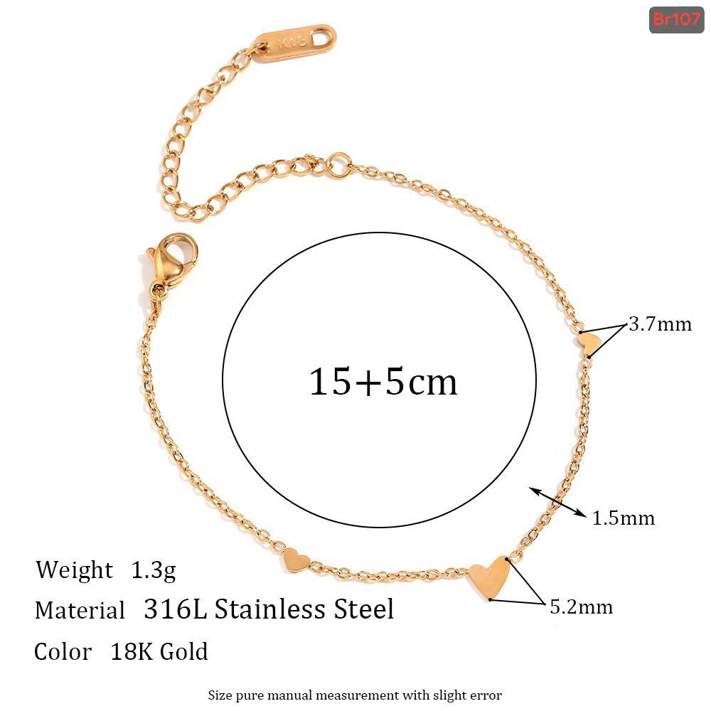 Mini Love 18K Gold Bracelet🌸_img_2