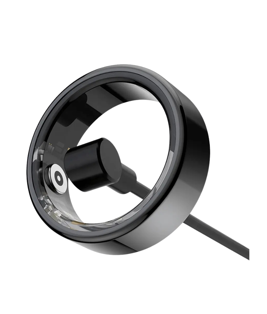 Smart Finger Ring for Fitness Tracking With Magnetic Charging Cable_img_1