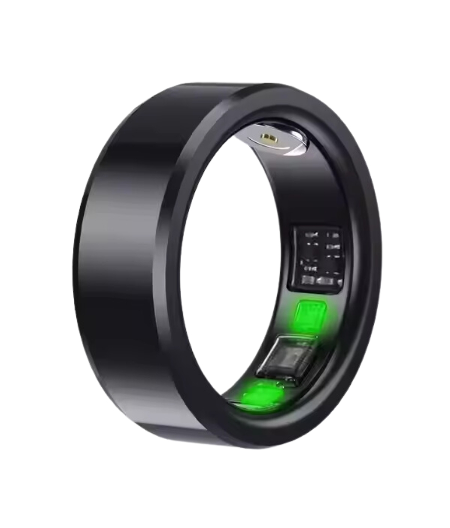 Smart Finger Ring for Fitness Tracking With Magnetic Charging Cable