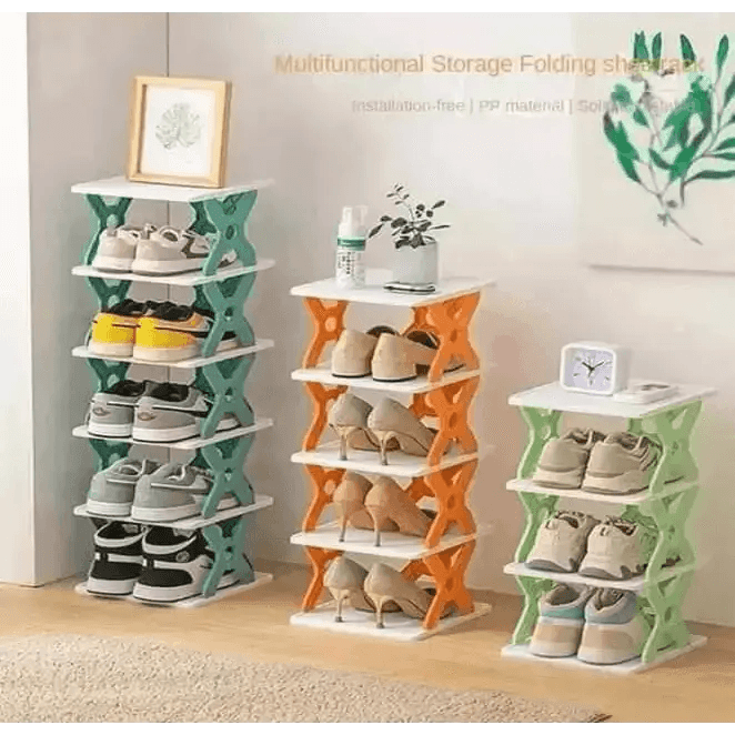 Multifunctional 5 Layer Shoe Organizer Rack_img_1