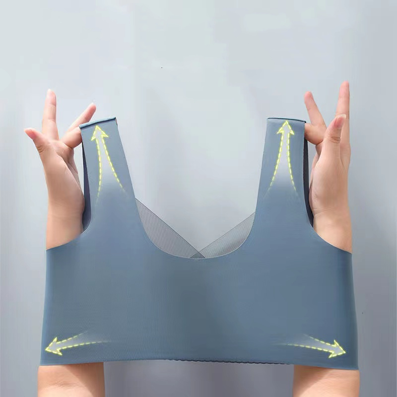 Seamless pushup Bra with Beautiful Back for Girls Fixed Without Steel Ring One Piece Wrapped Chest for Women Seamless Underwear_img_3
