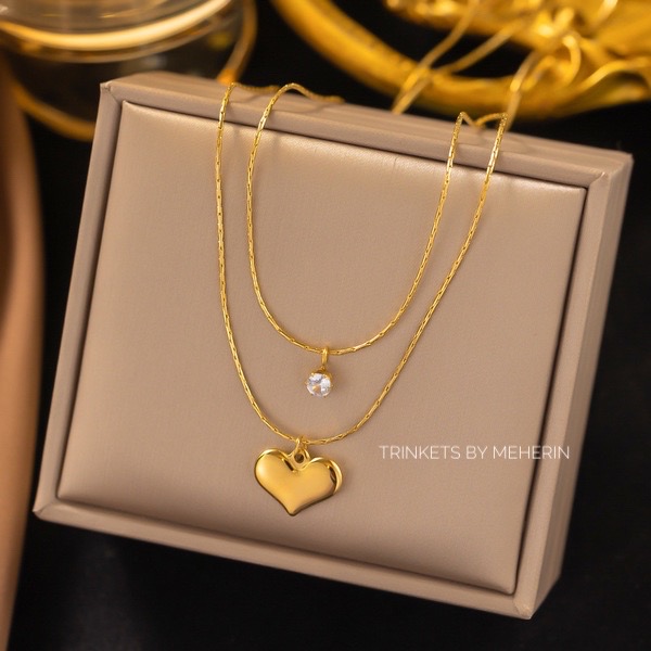 Double layer love stone pendant_img_2