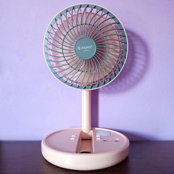 Jysuper 2215 model High power mini rechargble fan_img_3