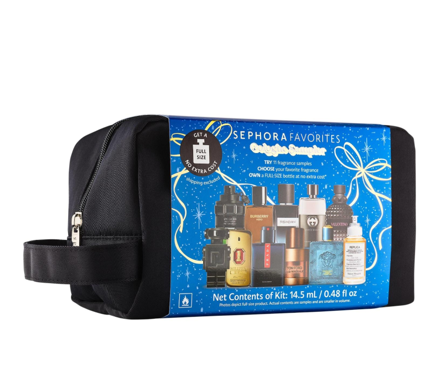 Sephora Favorites Cologne Sampler Set — Black Pouch + Redeemable Full-Size (P96)