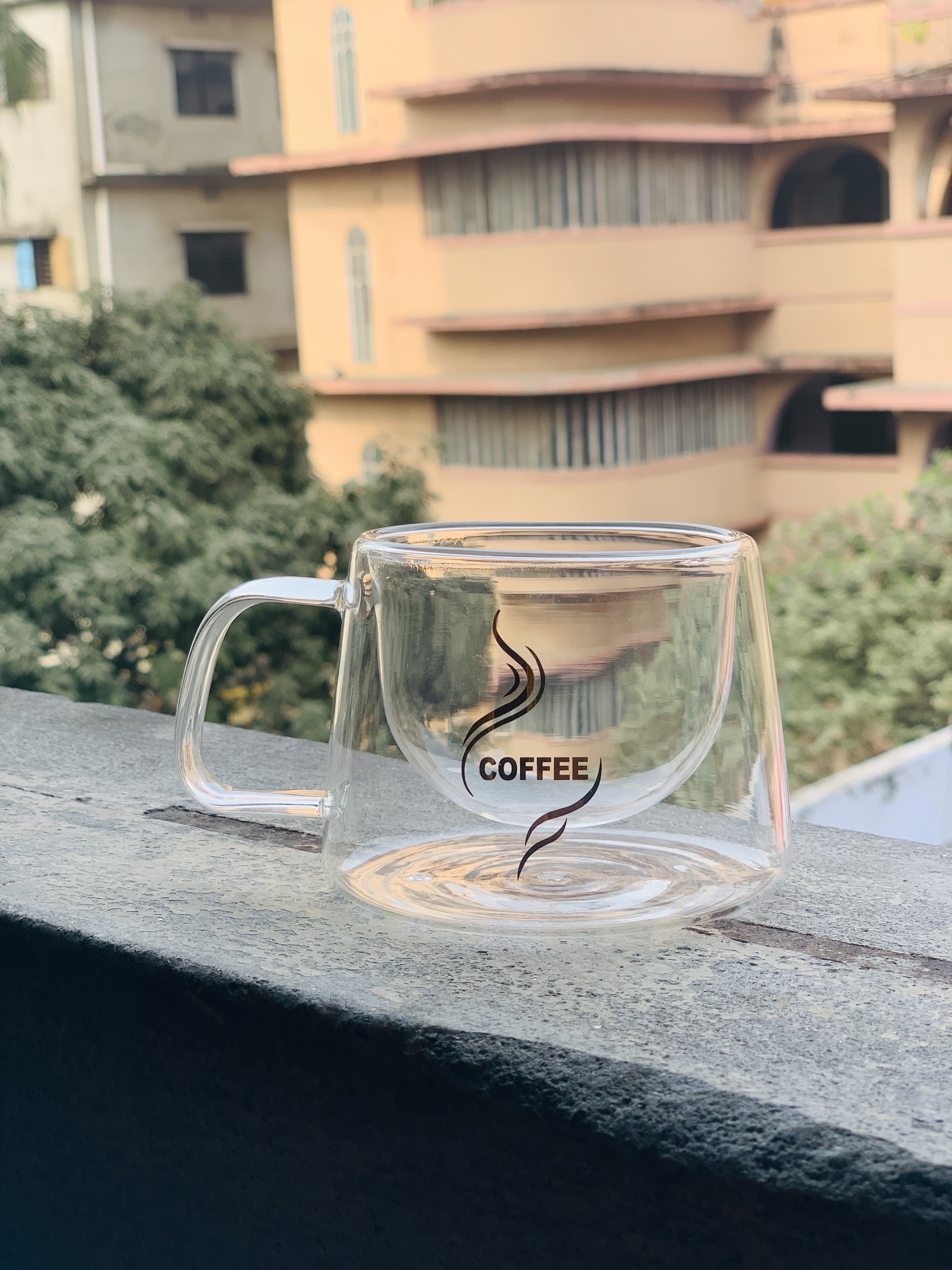150ml Double wall Flat Coffee mug_img_1