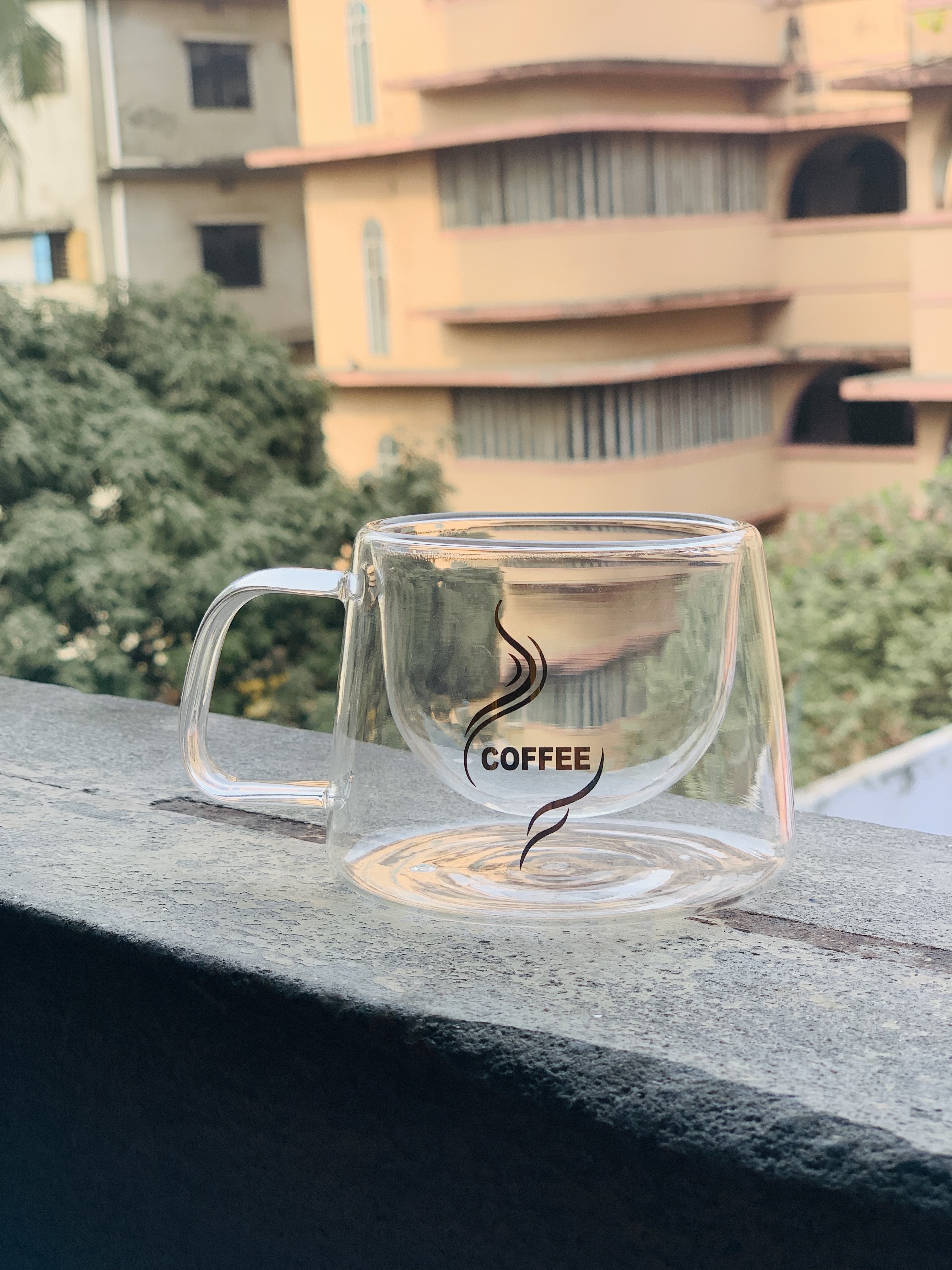 150ml Double wall Flat Coffee mug_img_2