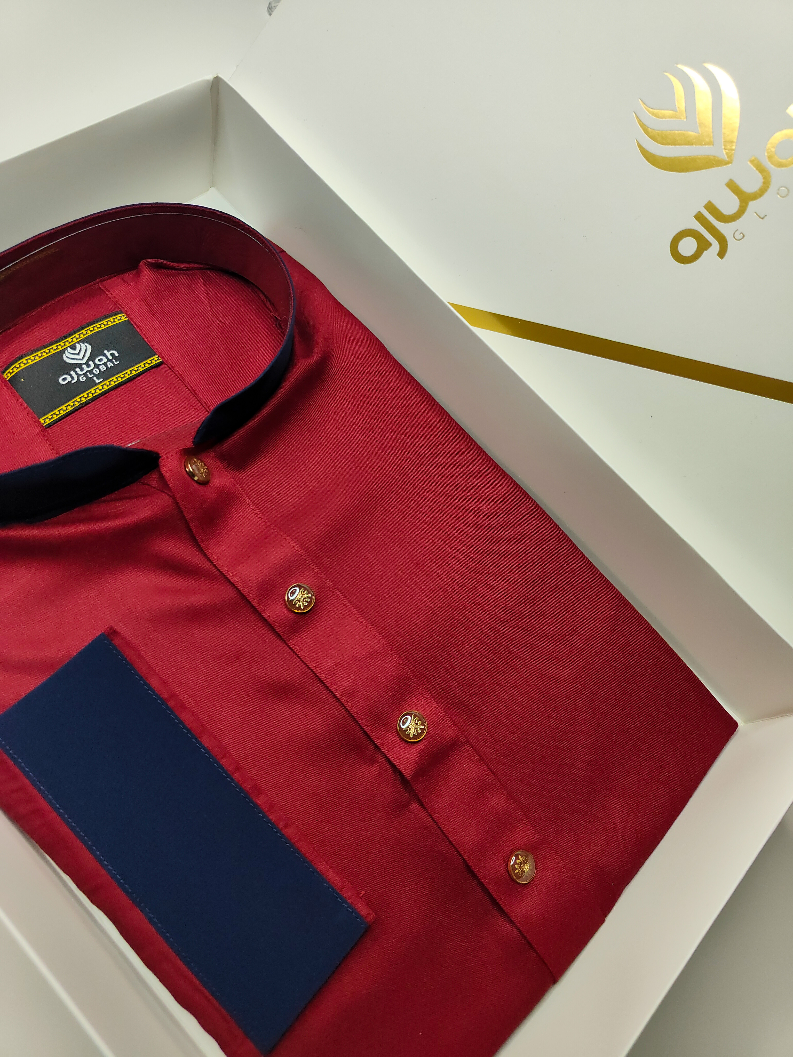 Regal Crimson Panjabi - Premium Style for Every Occasion_img_3