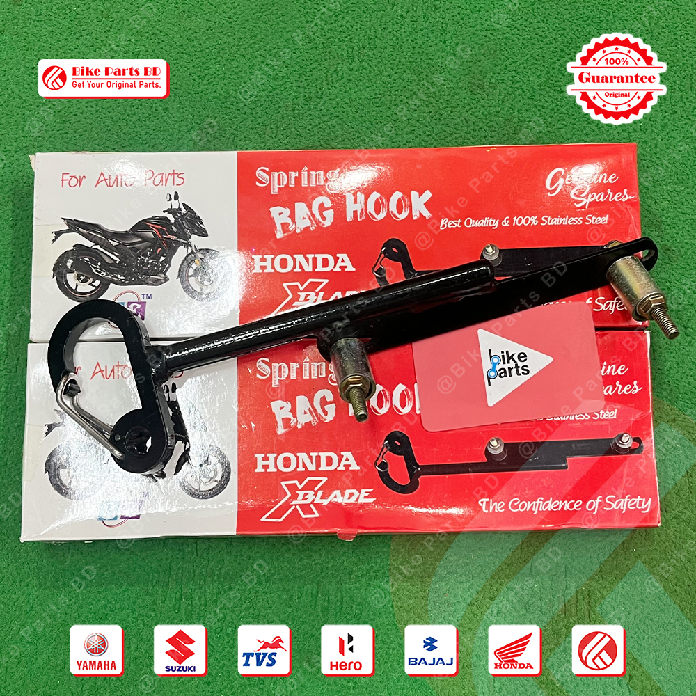Bag Hook (CNC-Spring-After Market) for Honda X Blade bike.