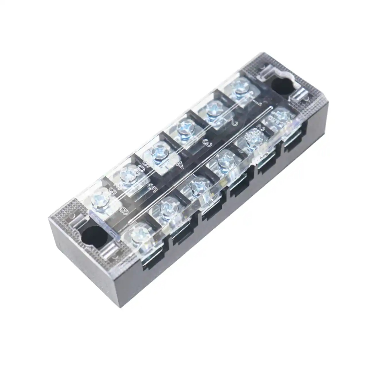 Terminal Block TB-2506 With Protective Cover – 6-Pole