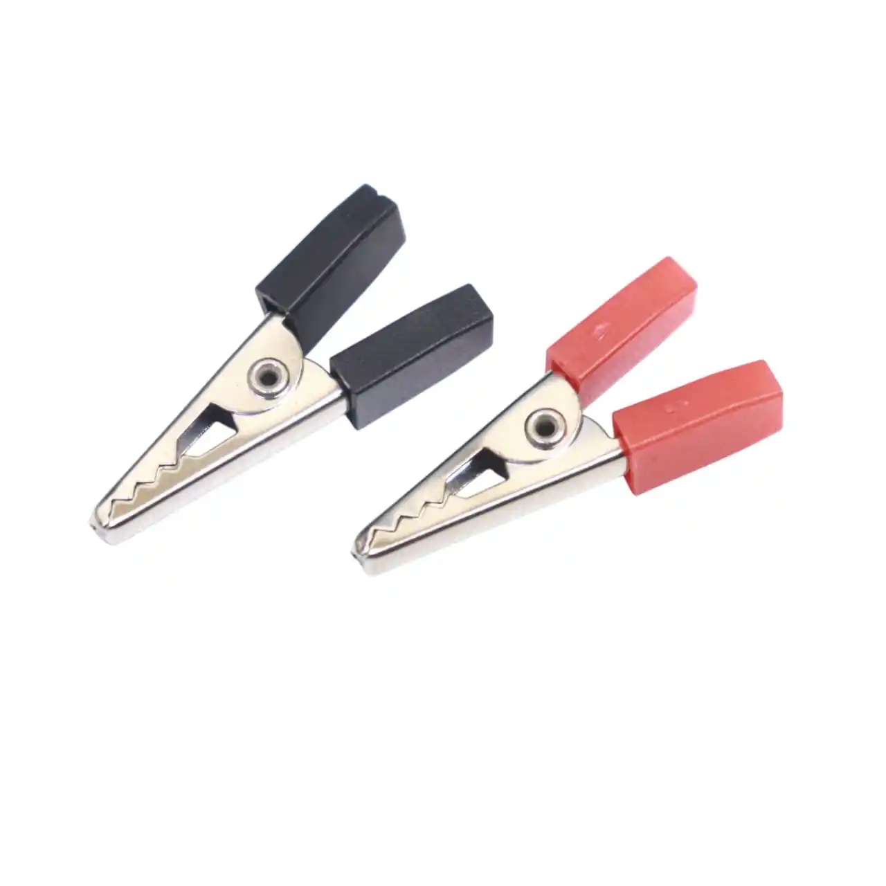 Red Black Small Battery Clip Crocodile Clips Alligator Clamps Test Tool