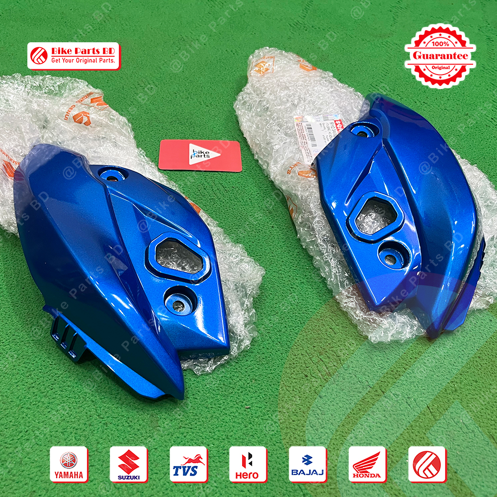 Headlight Kan (Blue-Color) for Suzuki Gixxer Monotone bike.