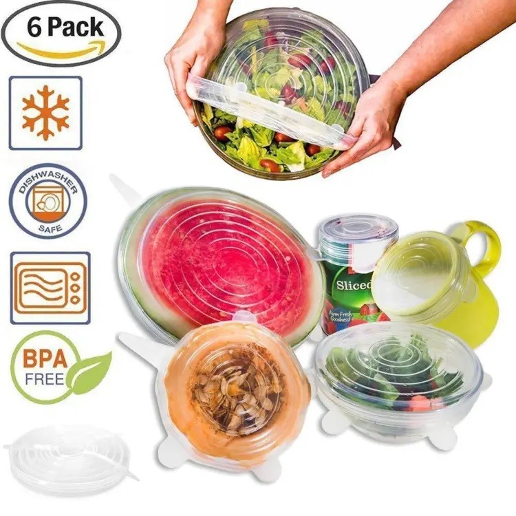 6pcs Silicon (Small) Food Cover Set_img_2