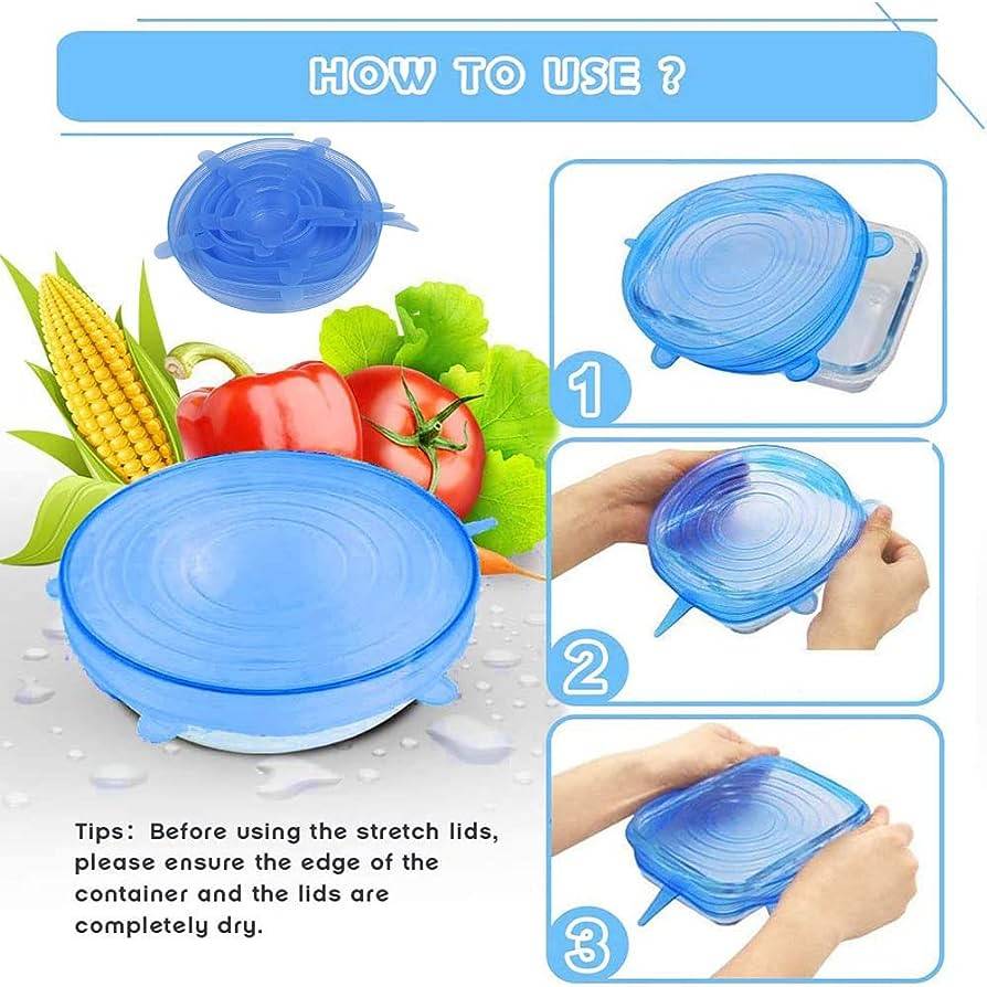 6pcs Silicon (Small) Food Cover Set_img_5
