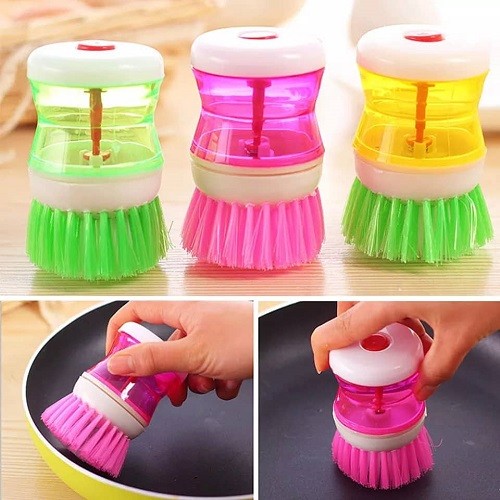 Kitchen Cleaning Dish Brush Scrubber Hydraulic Pressure Cleaner