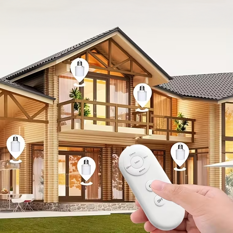 LED Lamp Holder with Wireless Remote & Timer thumbnail 4