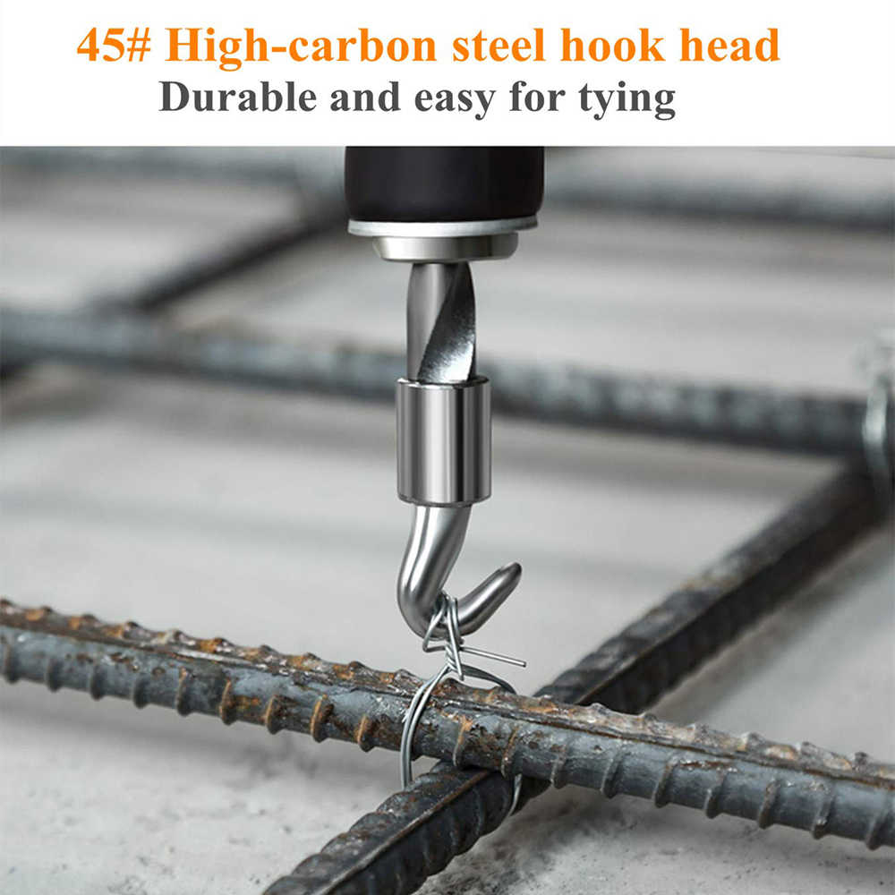 TANDT TT2019 Steel Bar Strapping Device Building Tools Rebar hook, rod binding tool, Binding Rod with Wire; TT2019