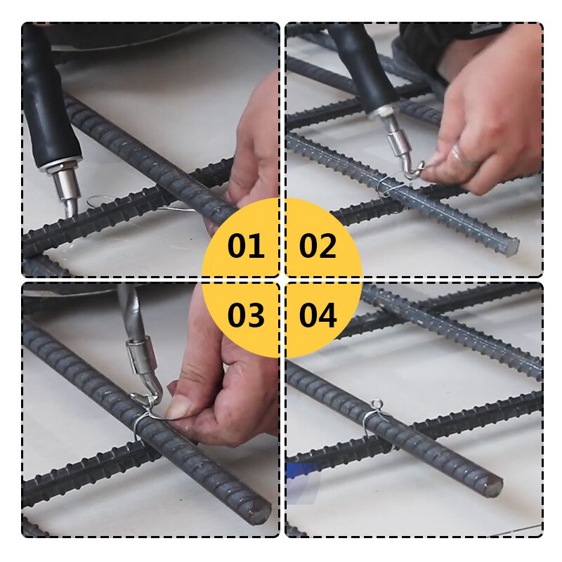 TANDT TT2019 Steel Bar Strapping Device Building Tools Rebar hook, rod binding tool, Binding Rod with Wire; TT2019_img_2