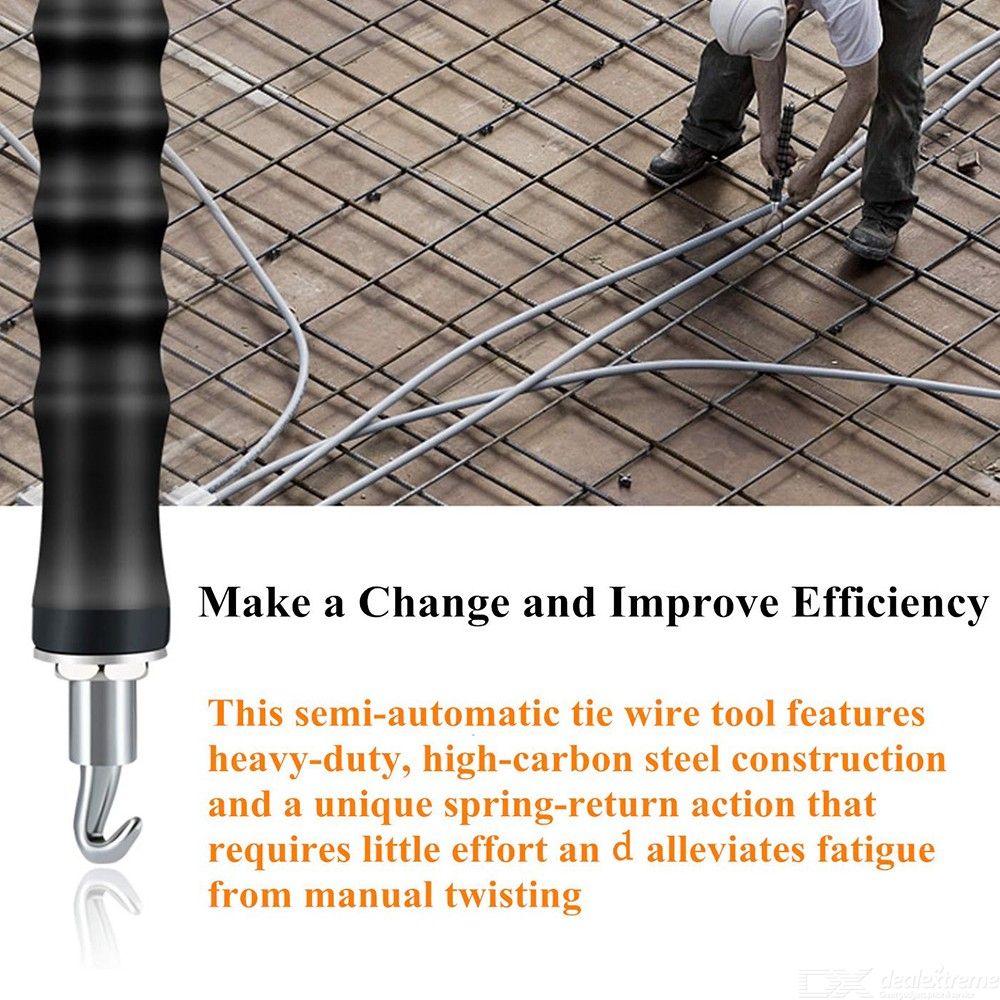 TANDT TT2019 Steel Bar Strapping Device Building Tools Rebar hook, rod binding tool, Binding Rod with Wire; TT2019_img_5