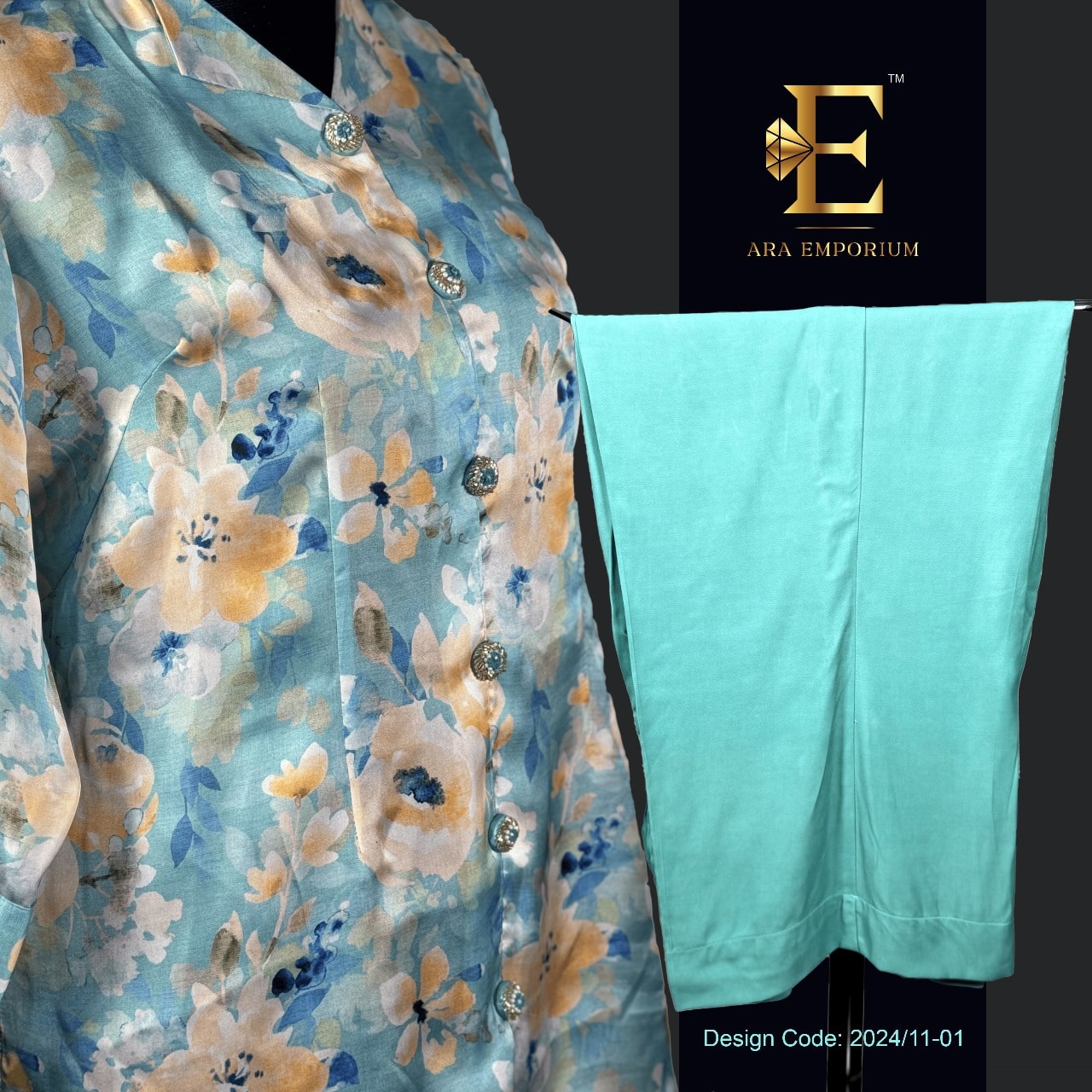 Serene Blossom Cord Set - Image 3
