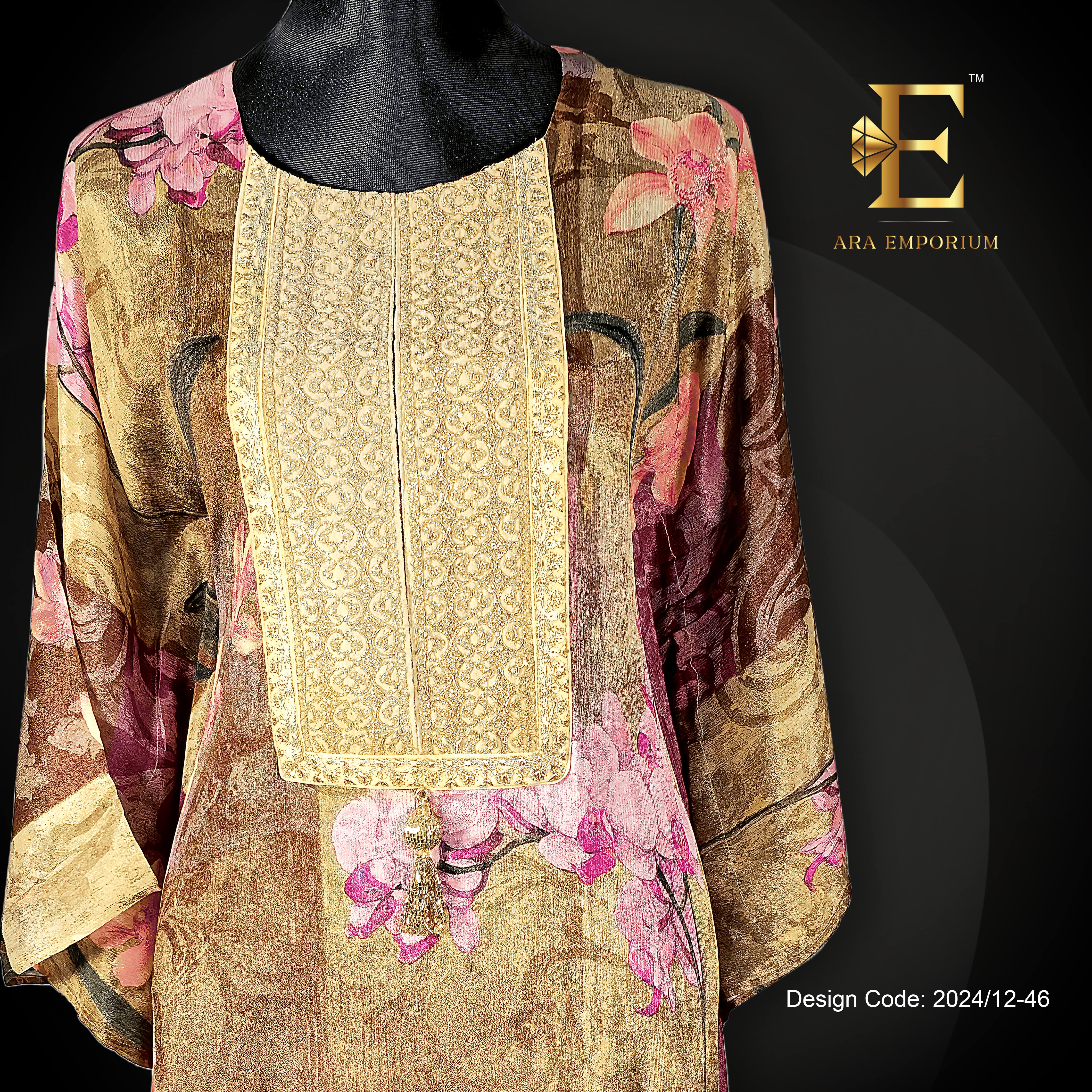 Blossom Earth Luxe Printed Kaftan image 3