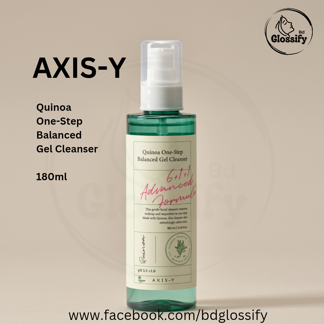 AXIS-Y One Step Balanced Gel Cleanser (180ml) thumbnail 1