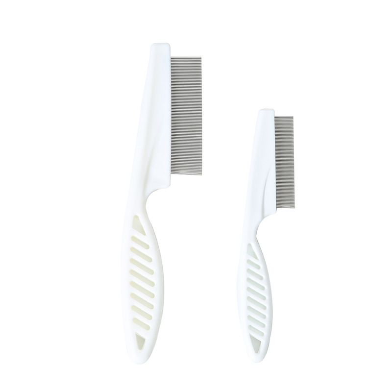 1Pcs Pet Stainless Steel Grooming Comb Hair Brush Shedding Flea Lice Trimmer