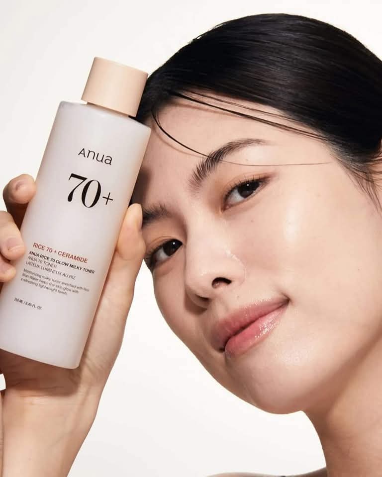 Anua Rice 70+ Ceramide Glow Milky Toner