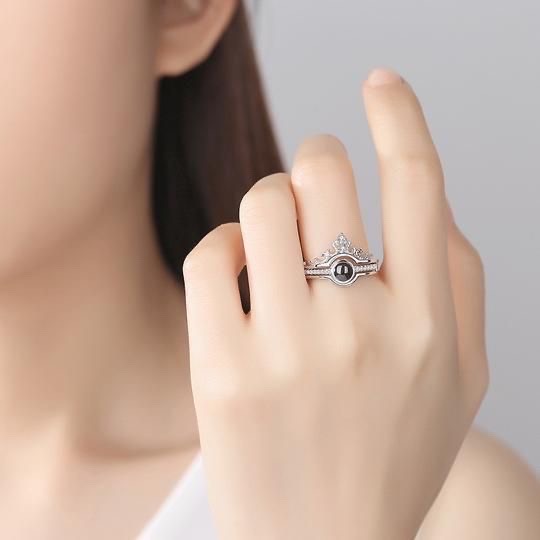100 LANGUAGE " I LOVE YOU" RING WITH RED GIFT BOX_img_1