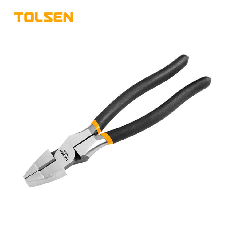TOLSEN 10304 High Leverage Combination Pliers | 9.5" (240mm) | Dipped Handle | Fine Polished | Model: 10304