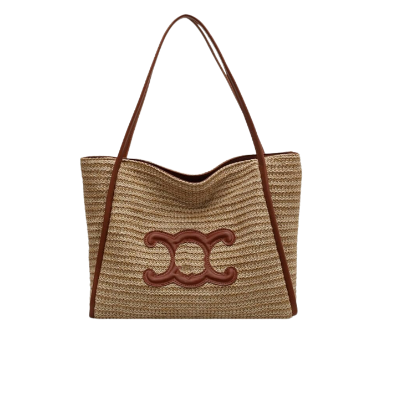 Elegant Sun Straw Tote Bag_img_0