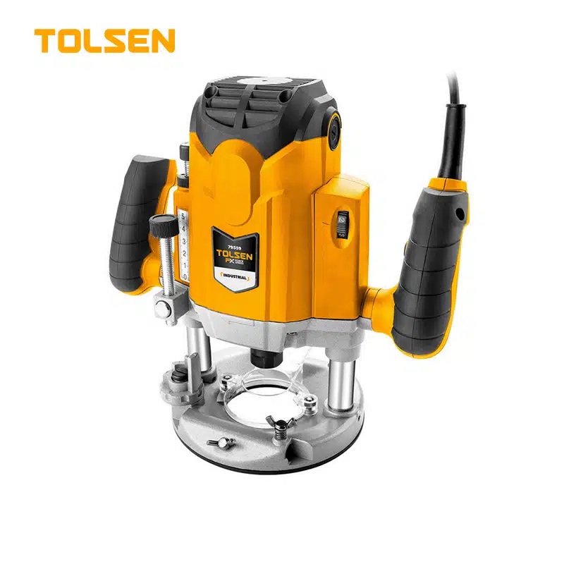 TOLSEN 79534, 2100W Electric Router, Plunge depth: 0-55mm, Variable Speed, Model: 79534_img_0