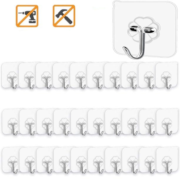Adhesive Hooks 1set 6 pcs