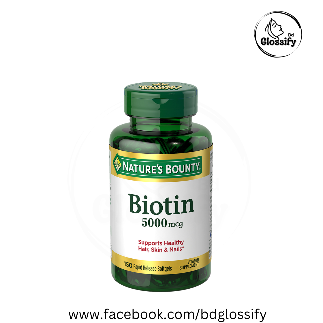 Biotin 5000 mcg (150 capsules)