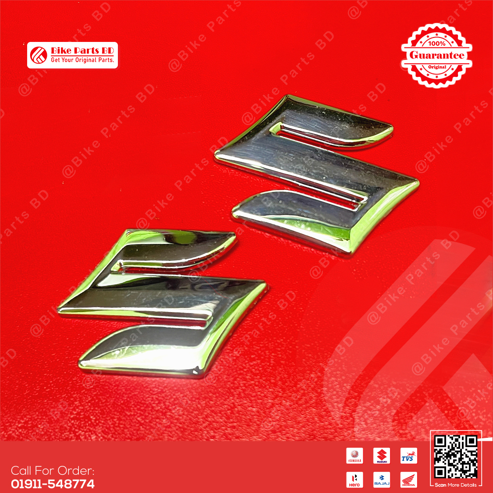 S Monogram (2 pcs) for Suzuki all bike. thumbnail 2