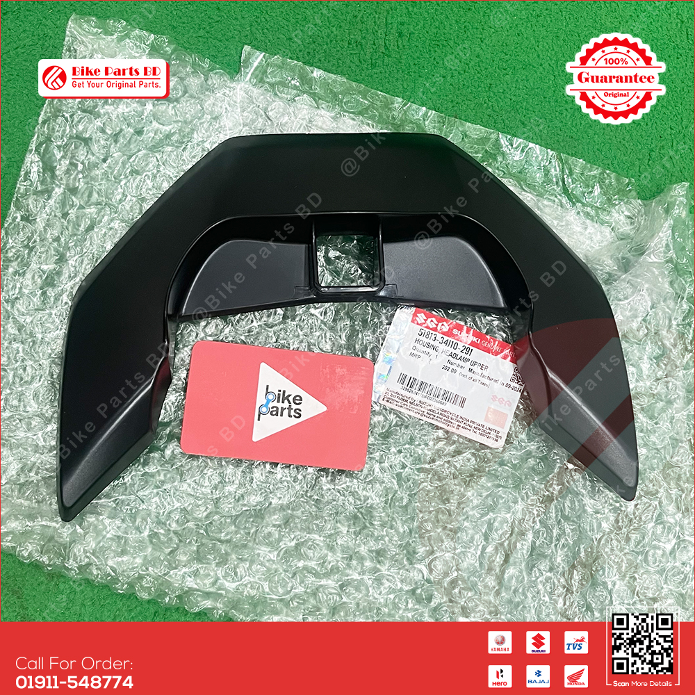 Housing Headlight Upper (Chan) for Suzuki Gixxer Monotone bike.