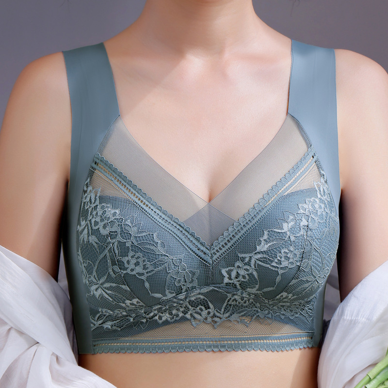 Seamless pushup Bra with Beautiful Back for Girls Fixed Without Steel Ring One Piece Wrapped Chest for Women Seamless Underwear_img_4