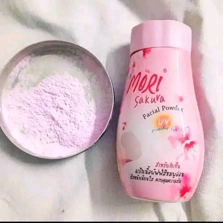 MORI SAKURA FACIAL POWDER ORANGE & PINK (50G)MADE IN THAILAND🇹🇭_img_5