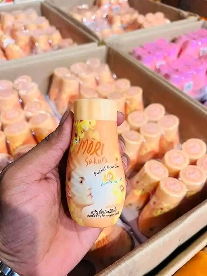 MORI SAKURA FACIAL POWDER ORANGE & PINK (50G)MADE IN THAILAND🇹🇭_img_7