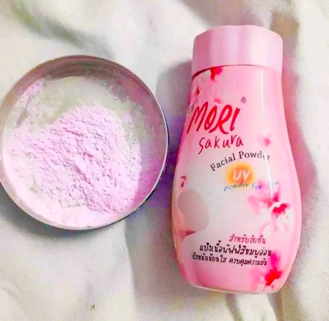 MORI SAKURA FACIAL POWDER ORANGE & PINK (50G)MADE IN THAILAND🇹🇭_img_8