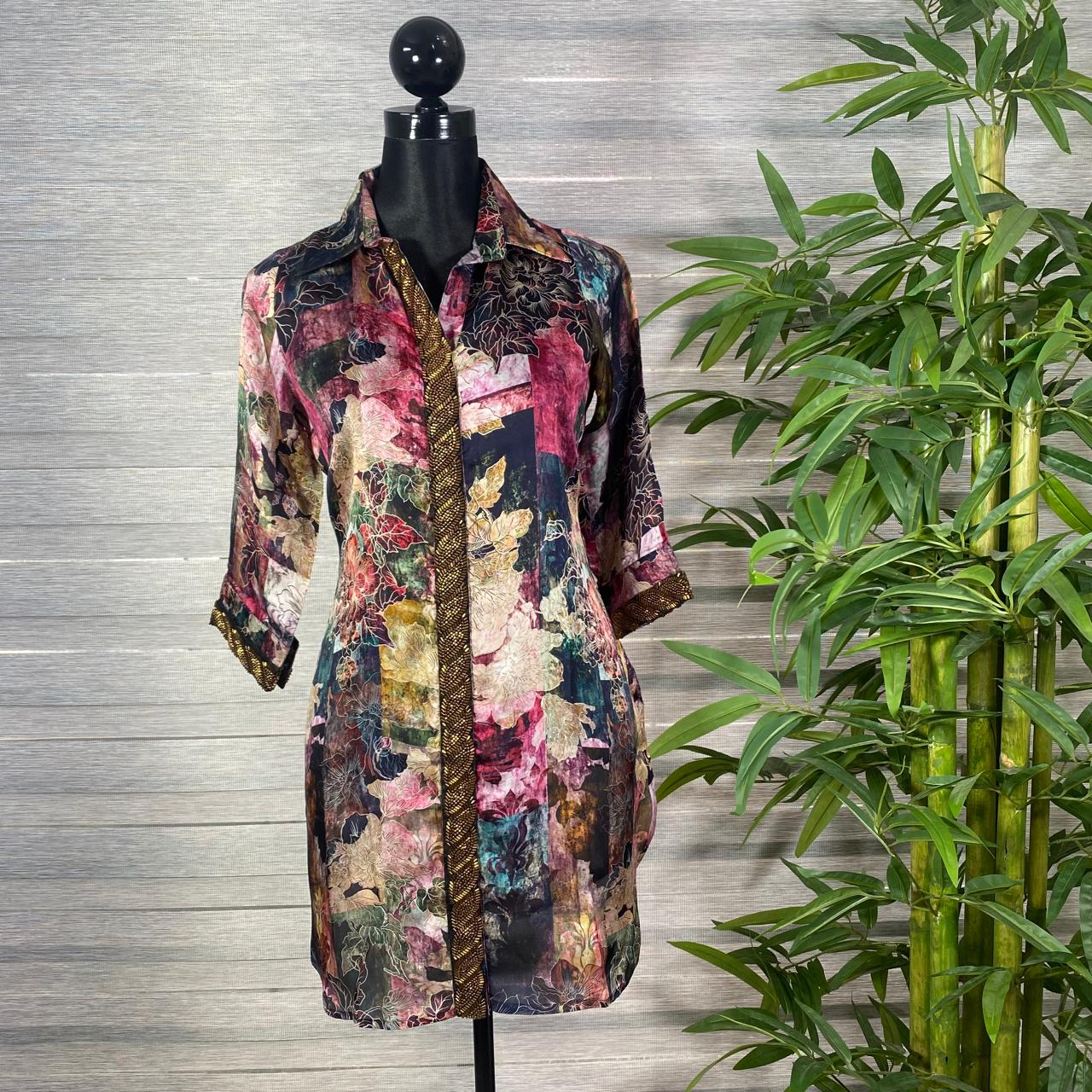 Velvet Bloom Collared Cord-Set - Image 1
