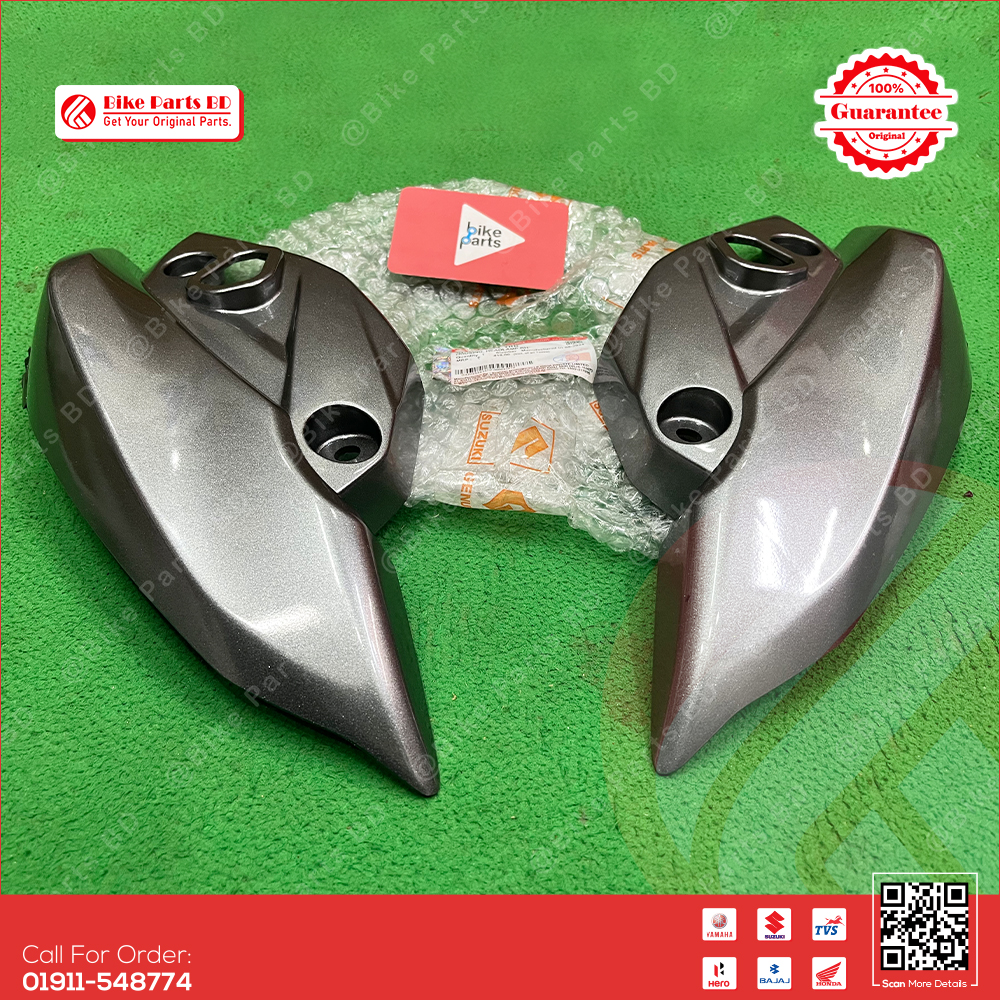 Headlight Kan (Grey-Color) for Suzuki Gixxer Monotone bike. thumbnail 2