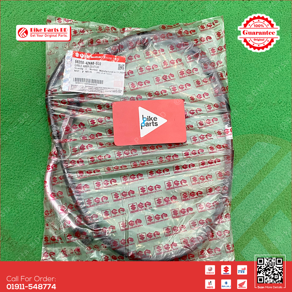 Clutch Cable for Suzuki Gixxer (New Model) bike.