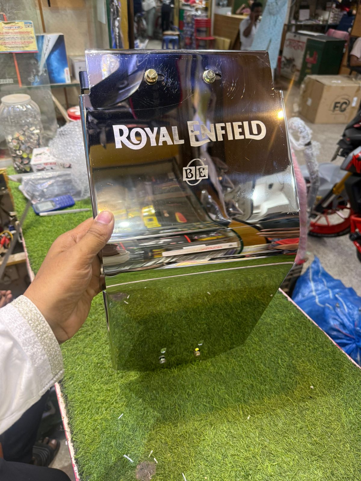 Premium Heavy SS Engin Gourde For Royal Enfield All Model_img_4