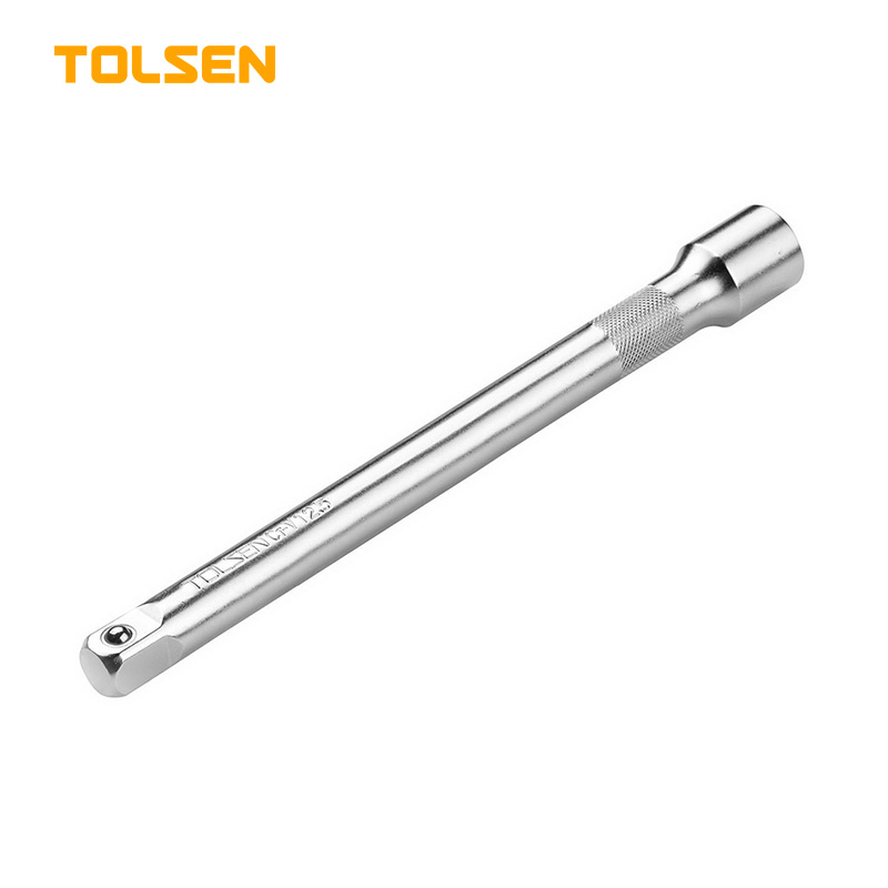 TOLSEN 15127 Ratchet Extension Bar | 5" (125mm) | 1/2" Drive | CrV Steel | Satin Finish | Model: 15127