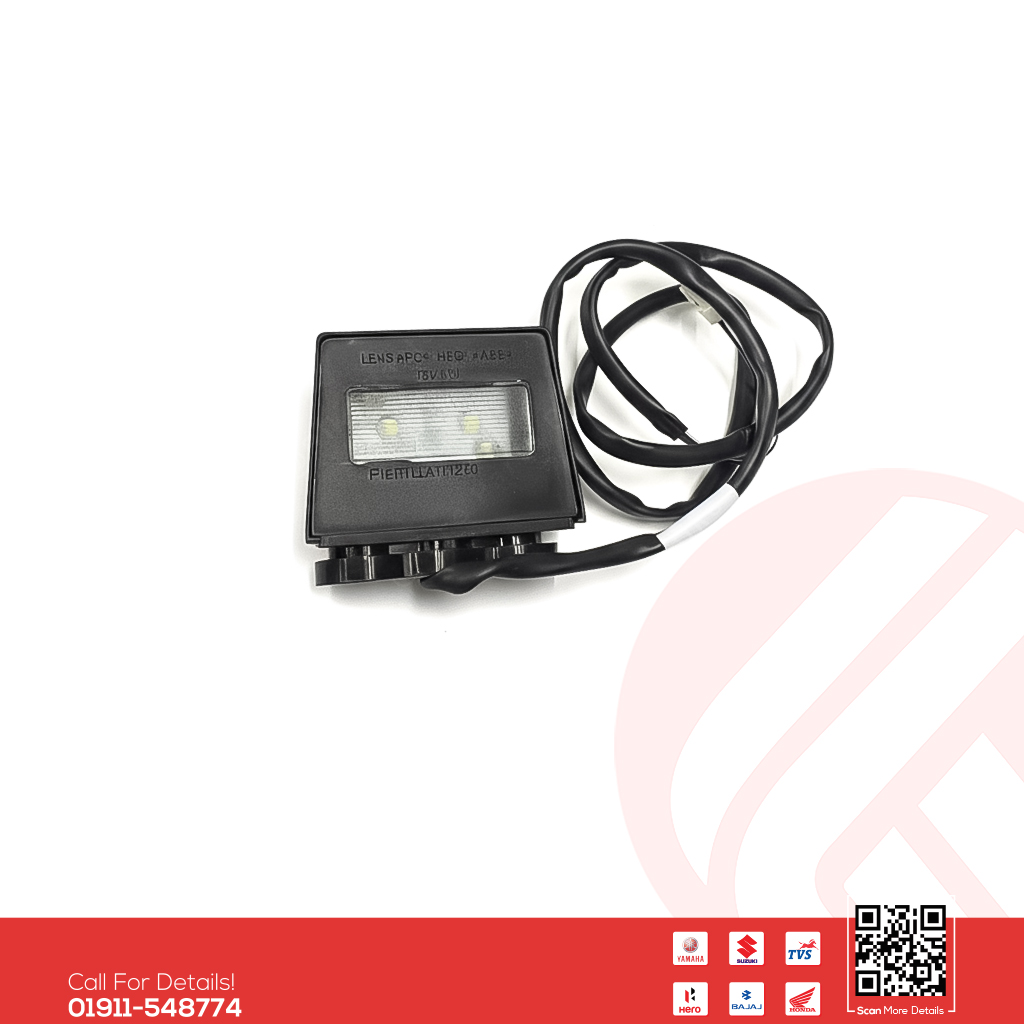 License Light Assy for Suzuki Gixxer & Gixxer SF (New Model) bike.